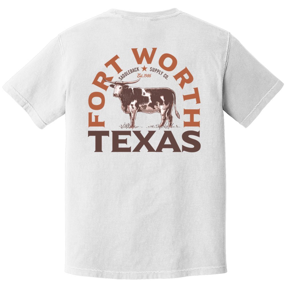 Saddleback Texas Longhorn Pigment Tee - Angler's Pro Tackle & Outdoors