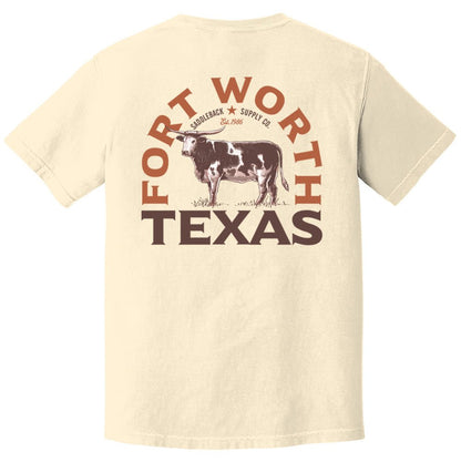 Saddleback Texas Longhorn Pigment Tee - Angler's Pro Tackle & Outdoors