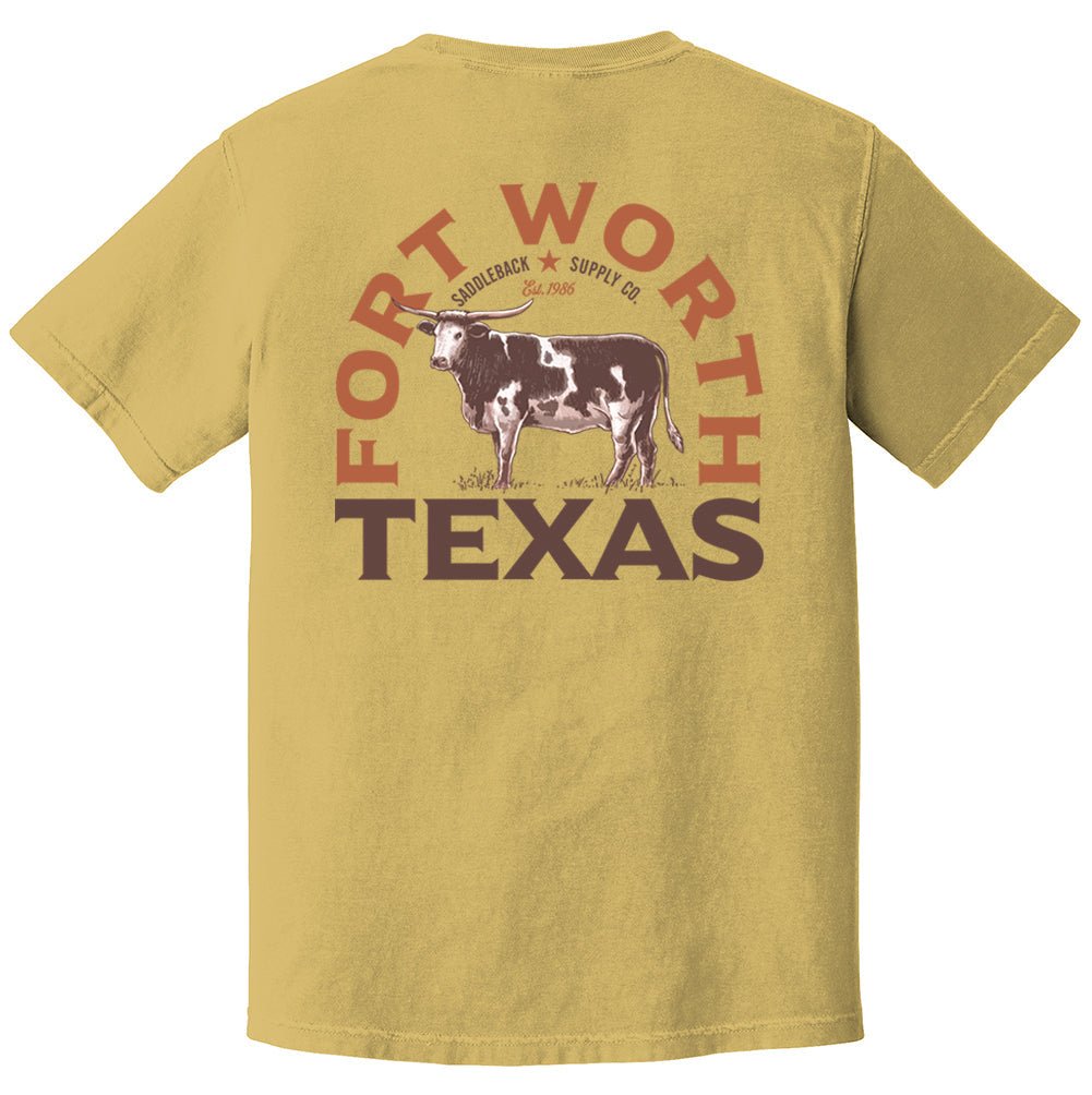 Saddleback Texas Longhorn Pigment Tee - Angler's Pro Tackle & Outdoors
