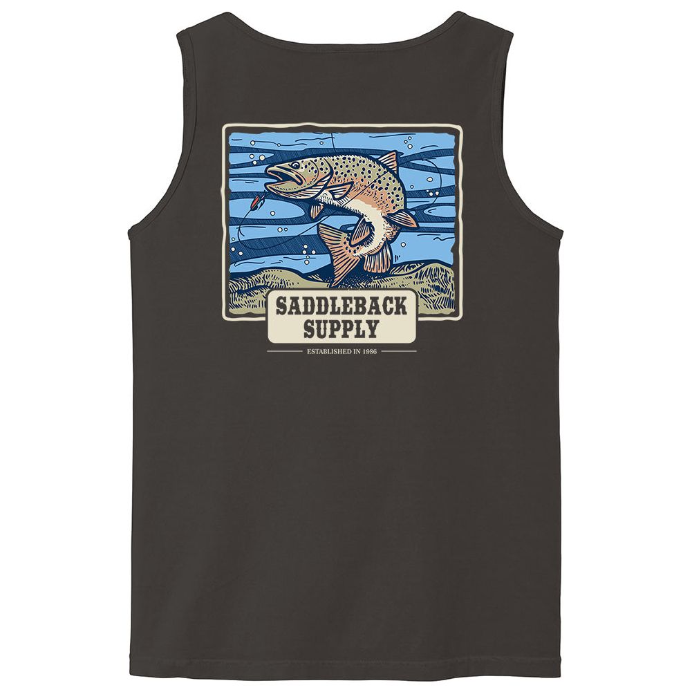 Saddleback Trout Pigment Tank Top - Angler's Pro Tackle & Outdoors