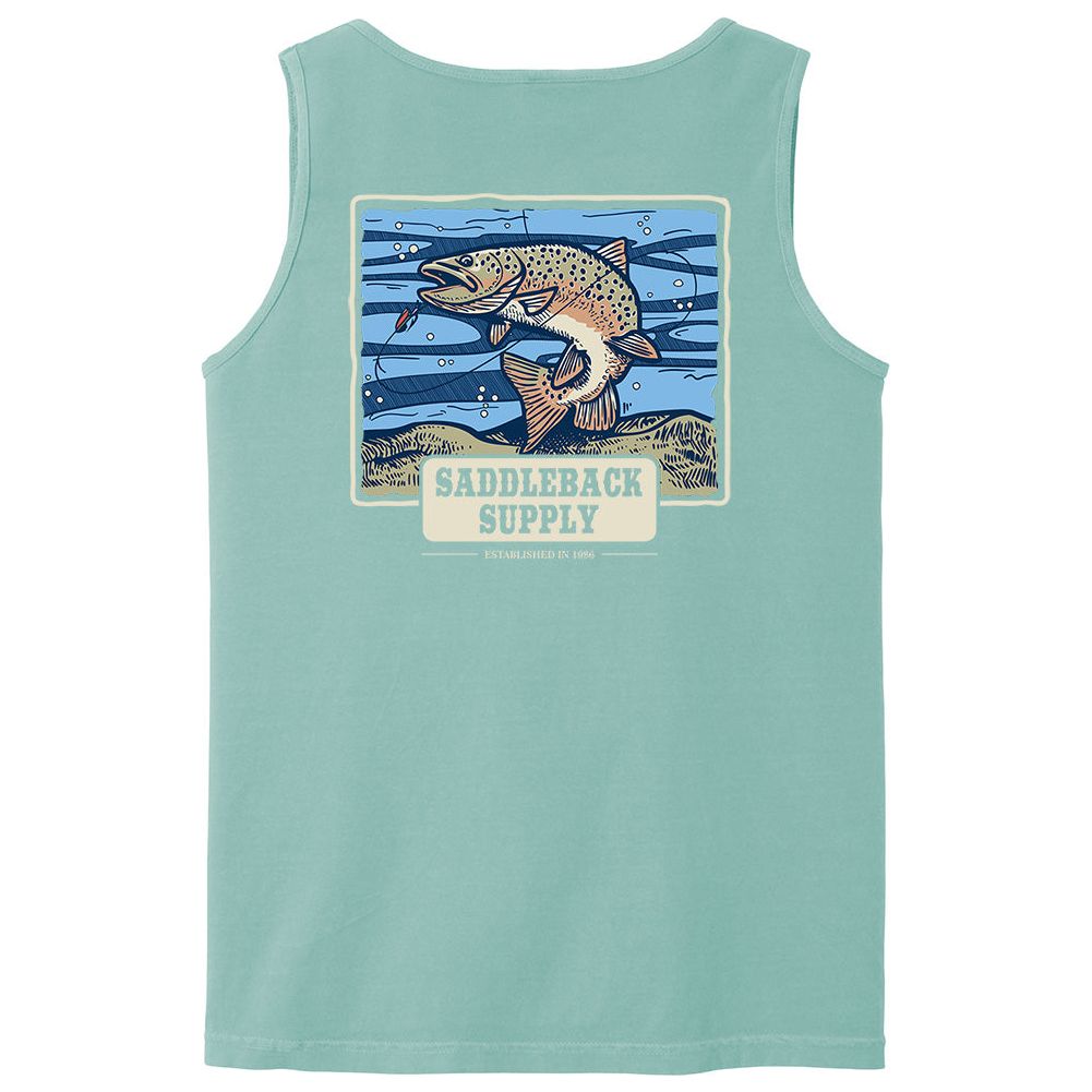 Saddleback Trout Pigment Tank Top - Angler's Pro Tackle & Outdoors