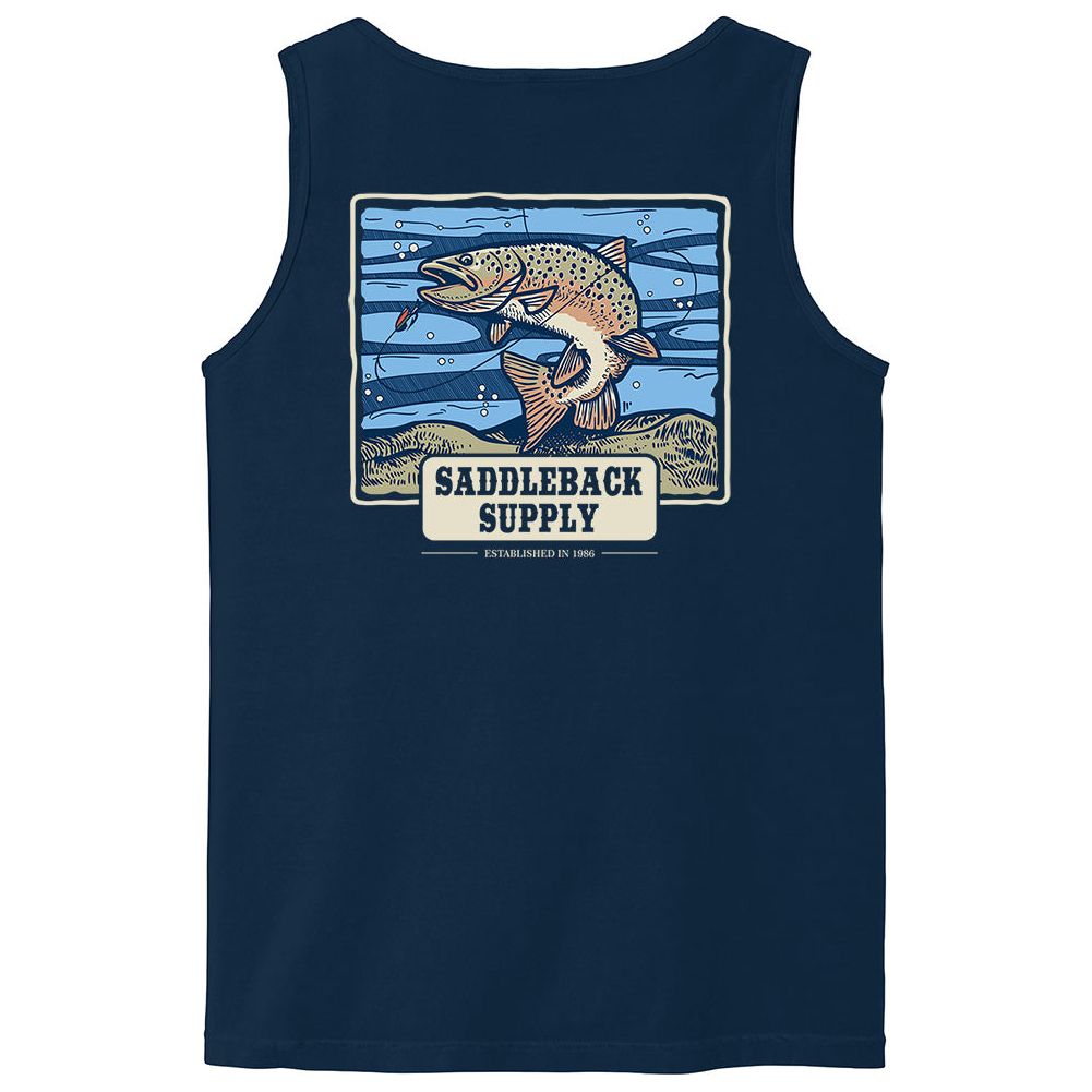 Saddleback Trout Pigment Tank Top - Angler's Pro Tackle & Outdoors