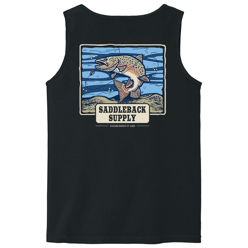 Saddleback Trout Pigment Tank Top - Angler's Pro Tackle & Outdoors