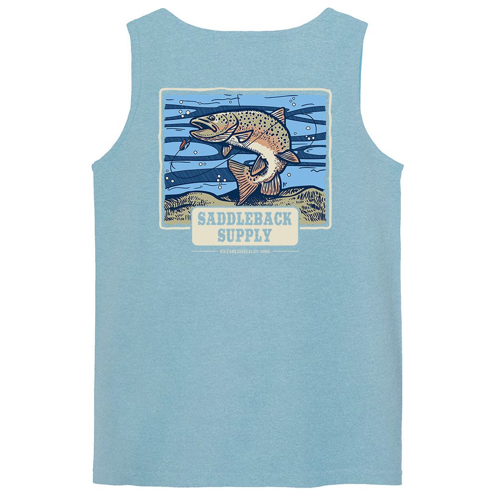 Saddleback Trout Pigment Tank Top - Angler's Pro Tackle & Outdoors