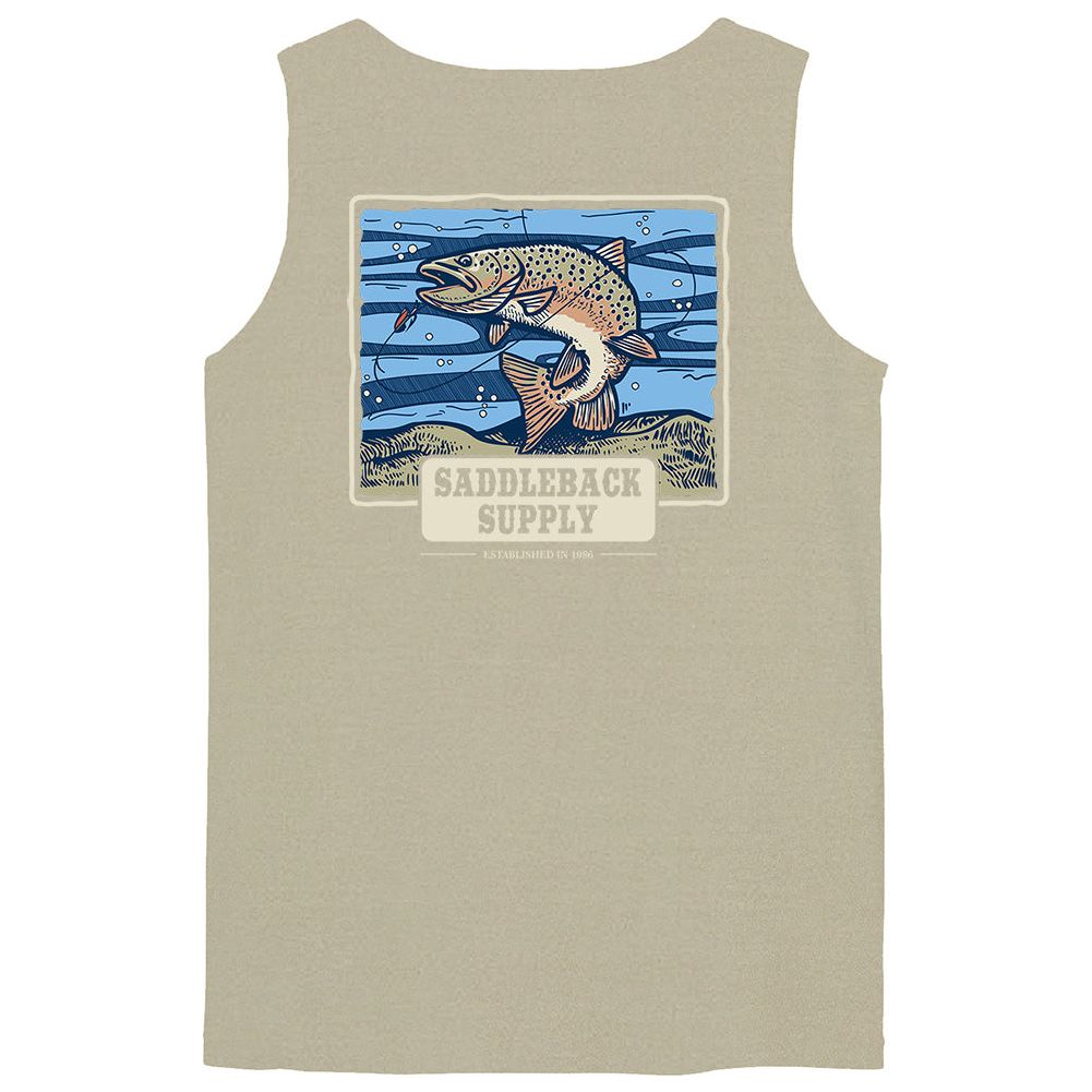 Saddleback Trout Pigment Tank Top - Angler's Pro Tackle & Outdoors