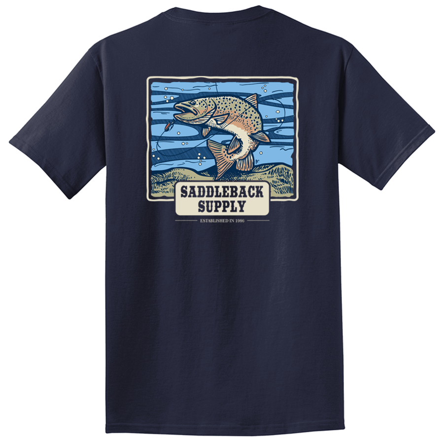 Saddleback Trout Pigment Tee - Angler's Pro Tackle & Outdoors