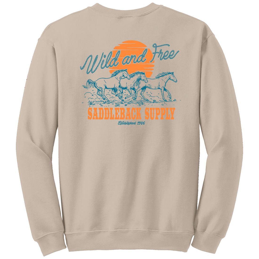 Saddleback Wild and Free Crewneck - Angler's Pro Tackle & Outdoors
