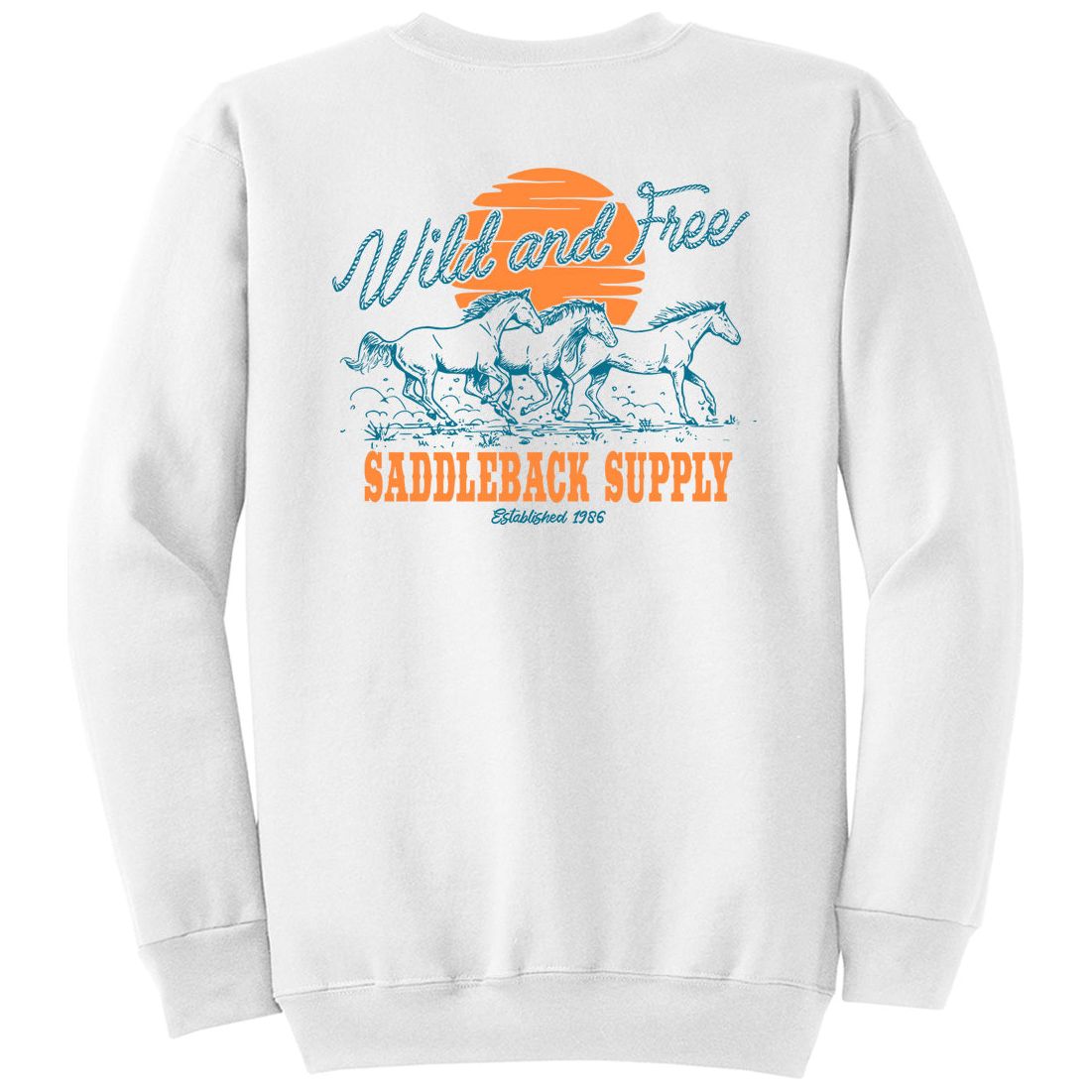 Saddleback Wild and Free Crewneck - Angler's Pro Tackle & Outdoors