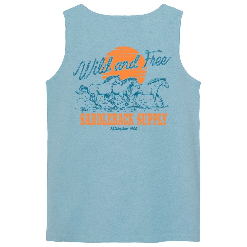 Saddleback Wild and Free Pigment Tank Top - Angler's Pro Tackle & Outdoors