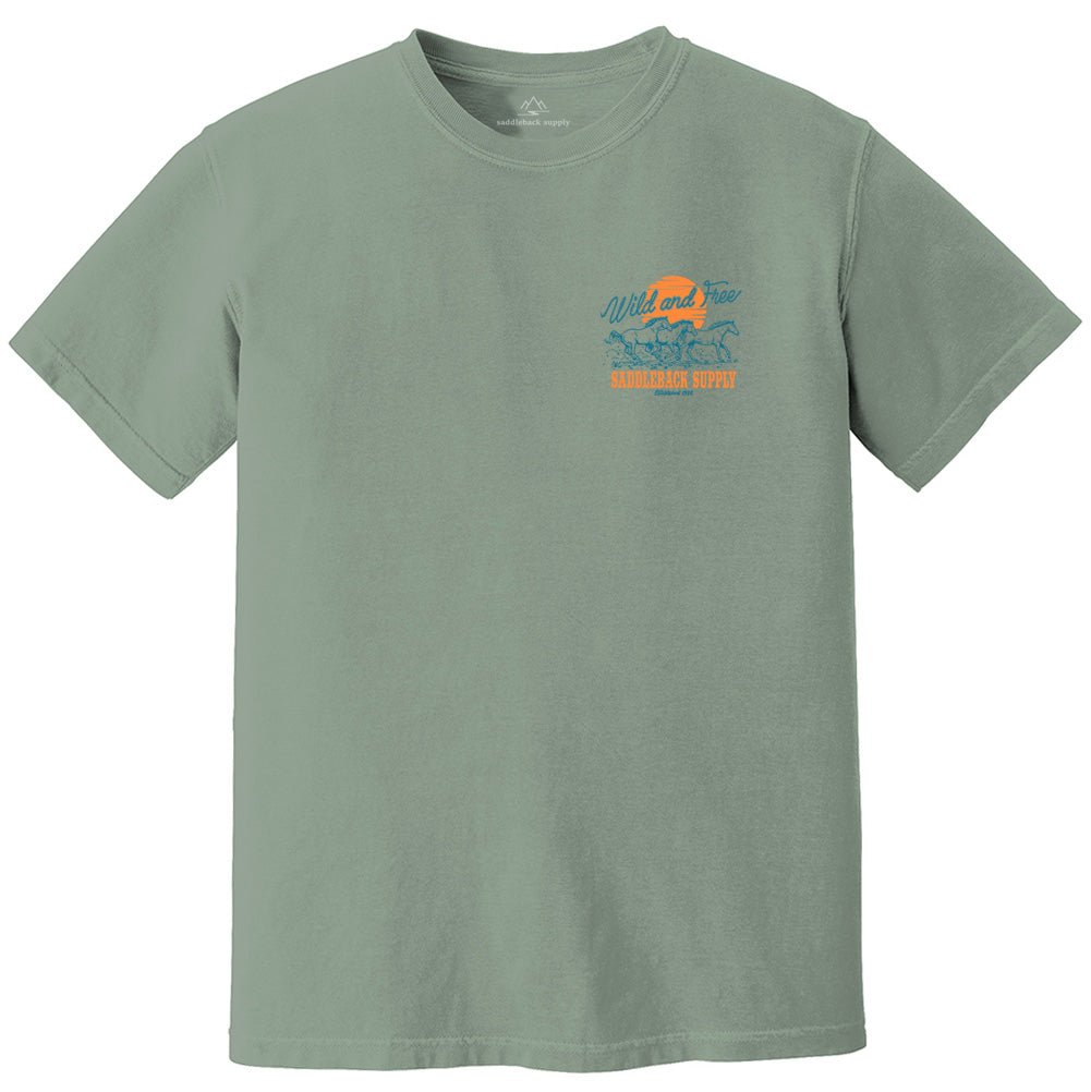 Saddleback Wild and Free Pigment Tee - Angler's Pro Tackle & Outdoors