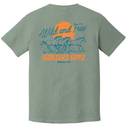 Saddleback Wild and Free Pigment Tee - Angler's Pro Tackle & Outdoors
