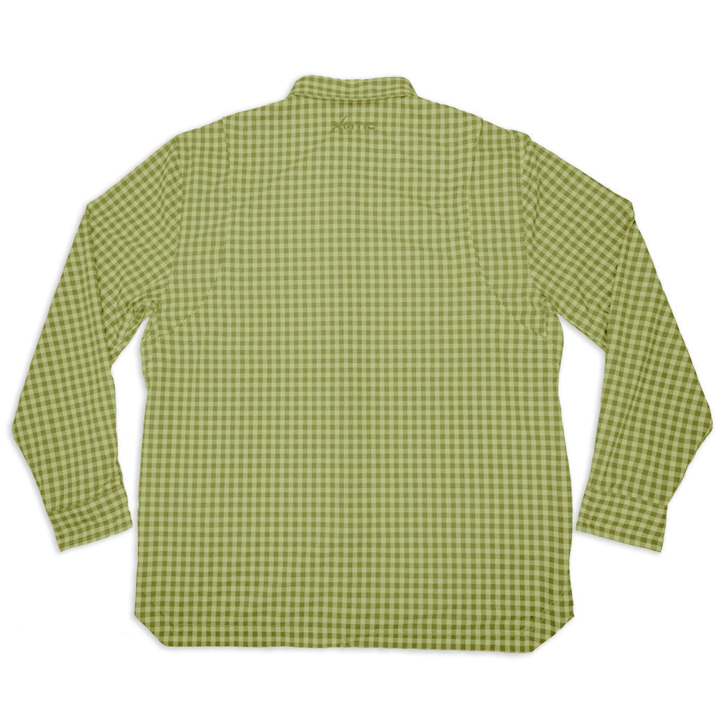 Xotic - Long Sleeve Patterned Lifestyle Button Down w/ REPEL-X