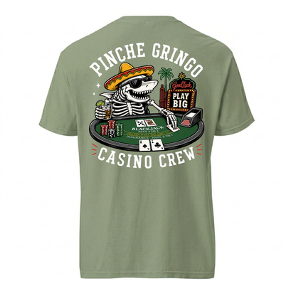 Pinche Gringo Jackpot Crew Blackjack Shirt