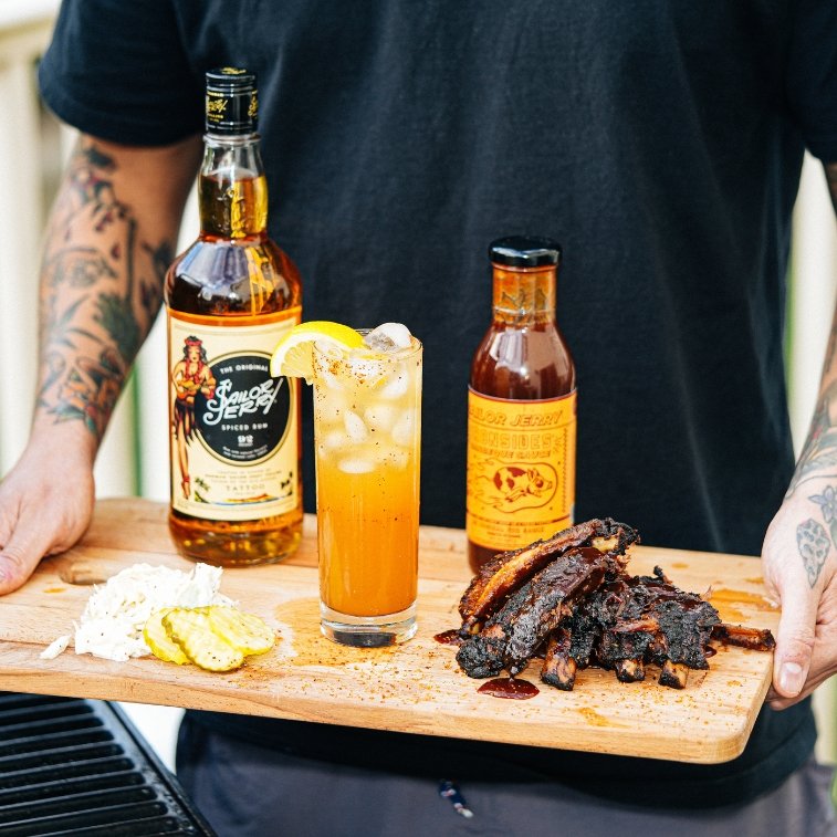 Grill Your Ass Off Sailor Jerry® Ironsides BBQ Sauce