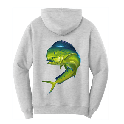 Saltwater Born Action Mahi Cotton Hoodie - Angler's Pro Tackle & Outdoors