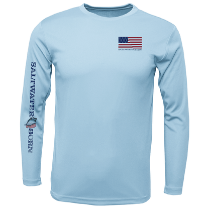 Saltwater Born Action Tarpon Long Sleeve UPF 50+ Dry - Fit Shirt - Angler's Pro Tackle & Outdoors