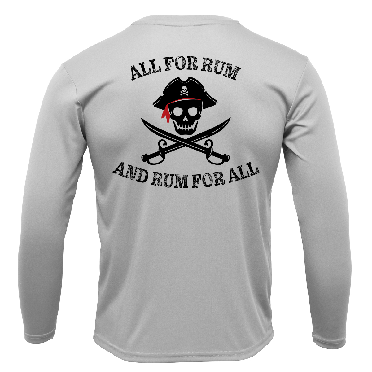 Saltwater Born "All for Rum and Rum for All" Long Sleeve UPF 50+ Dry - Fit Shirt - Angler's Pro Tackle & Outdoors