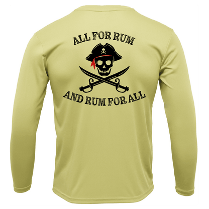 Saltwater Born "All for Rum and Rum for All" Long Sleeve UPF 50+ Dry - Fit Shirt - Angler's Pro Tackle & Outdoors