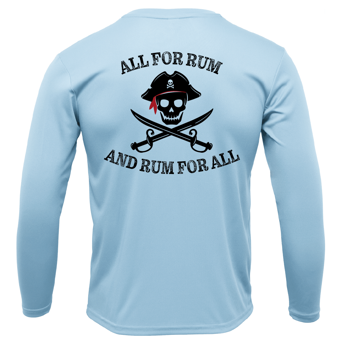 Saltwater Born "All for Rum and Rum for All" Long Sleeve UPF 50+ Dry - Fit Shirt - Angler's Pro Tackle & Outdoors