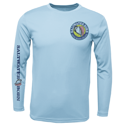 Saltwater Born Anna Maria Island Kraken Long Sleeve UPF 50+ Dry - Fit Shirt - Angler's Pro Tackle & Outdoors