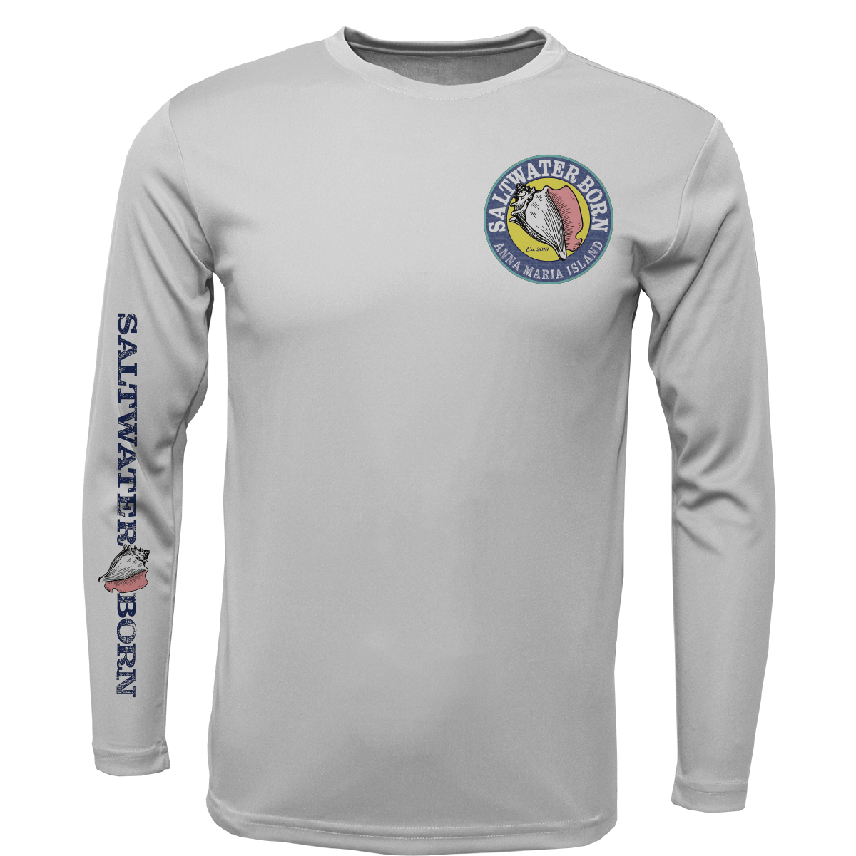 Saltwater Born Anna Maria Island Kraken Long Sleeve UPF 50+ Dry - Fit Shirt - Angler's Pro Tackle & Outdoors