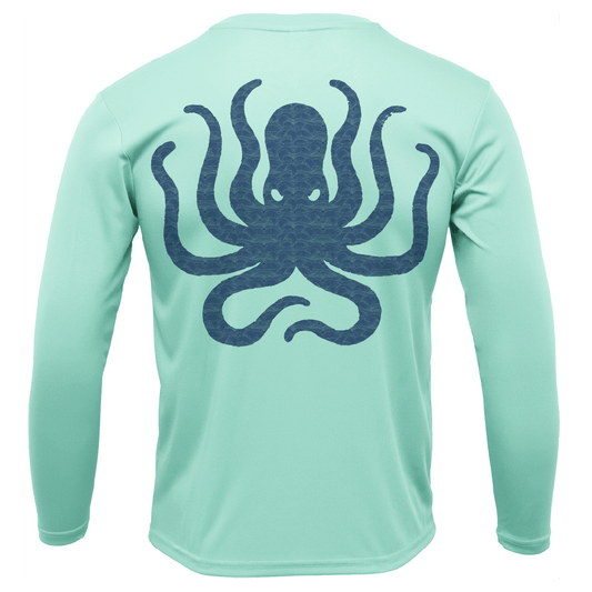 Saltwater Born Anna Maria Island Kraken Long Sleeve UPF 50+ Dry - Fit Shirt - Angler's Pro Tackle & Outdoors