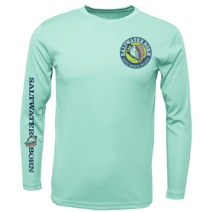 Saltwater Born Anna Maria Island Kraken Long Sleeve UPF 50+ Dry - Fit Shirt - Angler's Pro Tackle & Outdoors