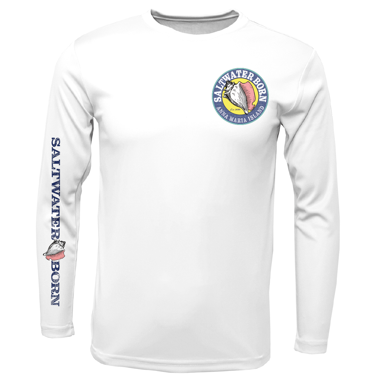 Saltwater Born Anna Maria Island Kraken Long Sleeve UPF 50+ Dry - Fit Shirt - Angler's Pro Tackle & Outdoors