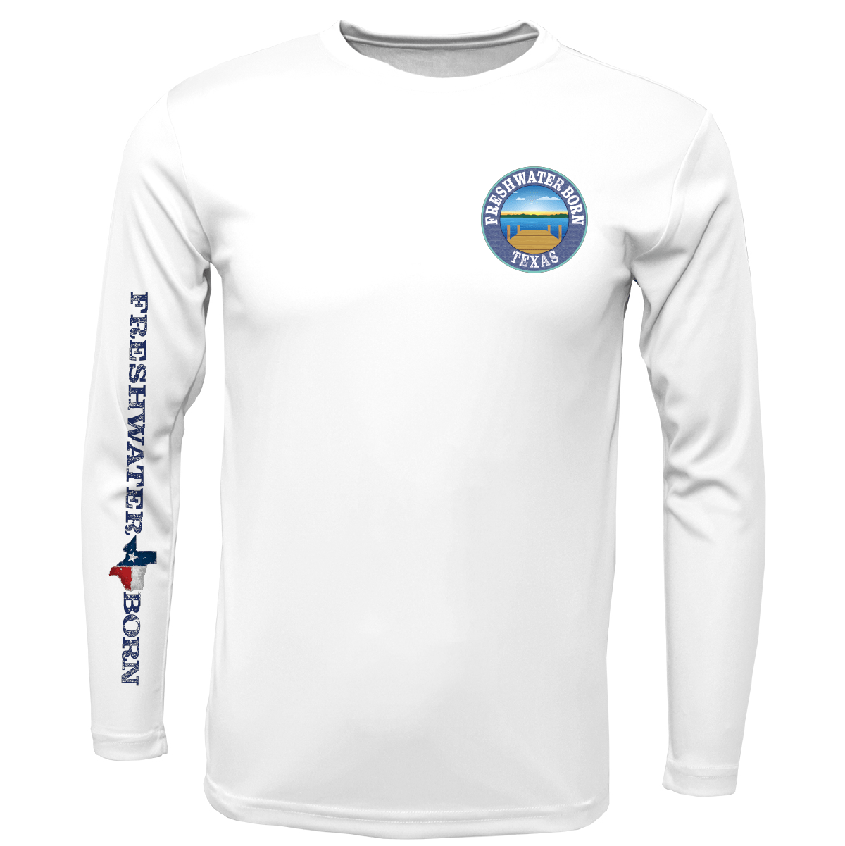 Saltwater Born Austin Freshwater Born Boy's Long Sleeve UPF 50+ Dry - Fit Shirt - Angler's Pro Tackle & Outdoors