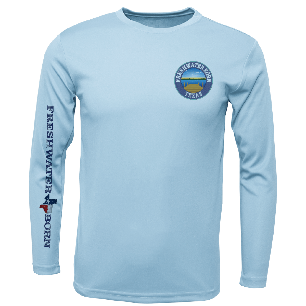 Saltwater Born Austin Freshwater Born Boy's Long Sleeve UPF 50+ Dry - Fit Shirt - Angler's Pro Tackle & Outdoors