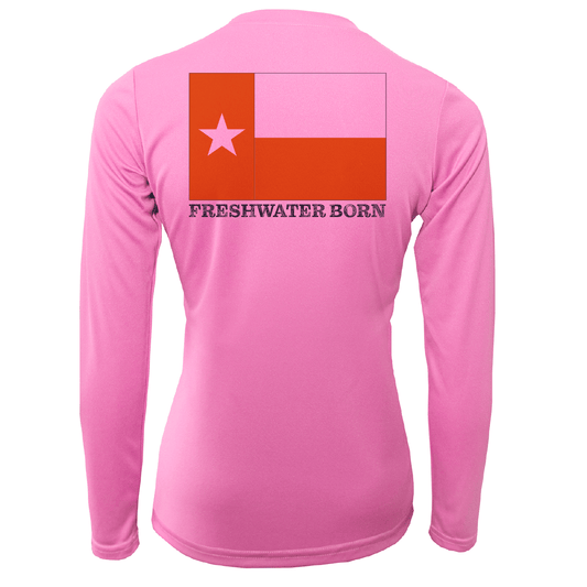 Saltwater Born Austin Freshwater Born Women's Long Sleeve UPF 50+ Dry - Fit Shirt - Angler's Pro Tackle & Outdoors