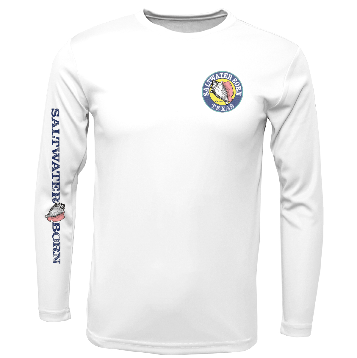 Saltwater Born Austin Long Sleeve UPF 50+ Dry - Fit Shirt - Angler's Pro Tackle & Outdoors