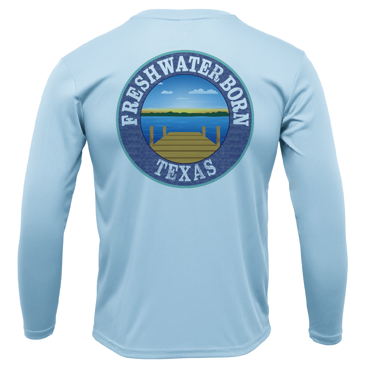 Saltwater Born Baylor Edition Freshwater Born Men's Long Sleeve UPF 50+ Dry - Fit Shirt - Angler's Pro Tackle & Outdoors