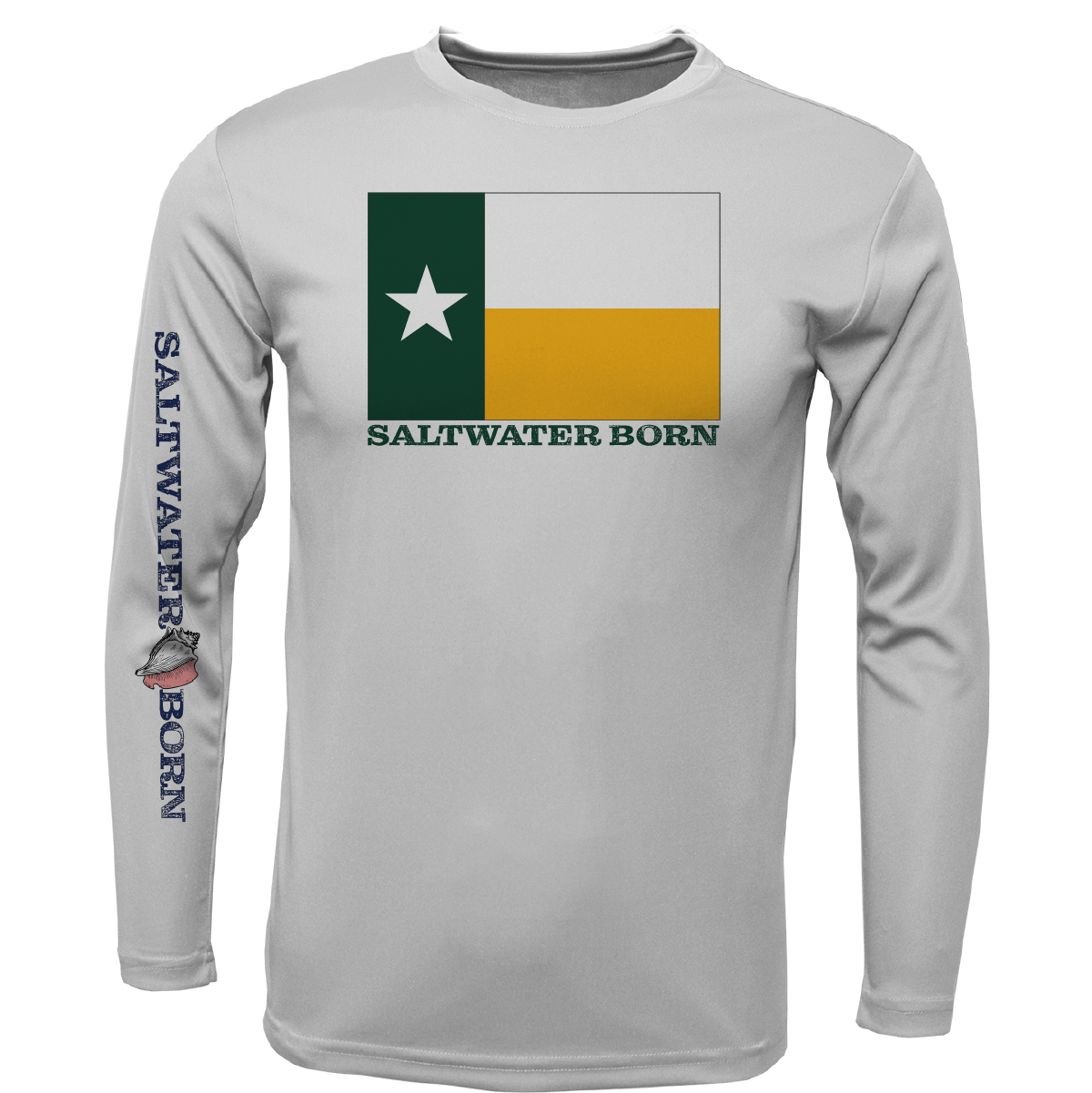 Saltwater Born Baylor Edition Long Sleeve UPF 50+ Dry - Fit Shirt - Angler's Pro Tackle & Outdoors