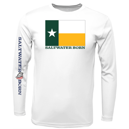 Saltwater Born Baylor Edition Long Sleeve UPF 50+ Dry - Fit Shirt - Angler's Pro Tackle & Outdoors