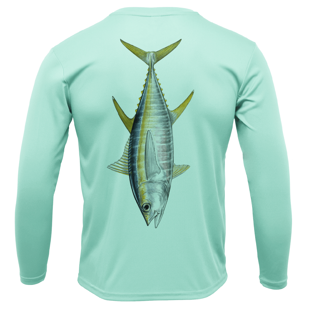 Saltwater Born Bimini, Bahamas Tuna Long Sleeve UPF 50+ Dry - Fit Shirt - Angler's Pro Tackle & Outdoors