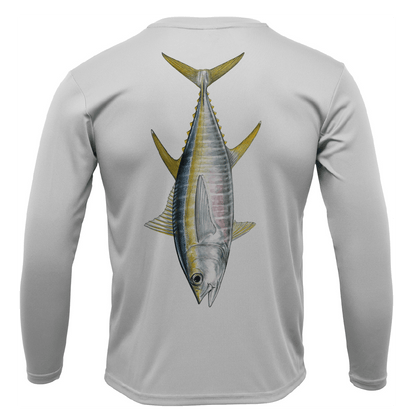 Saltwater Born Bimini, Bahamas Tuna Long Sleeve UPF 50+ Dry - Fit Shirt - Angler's Pro Tackle & Outdoors