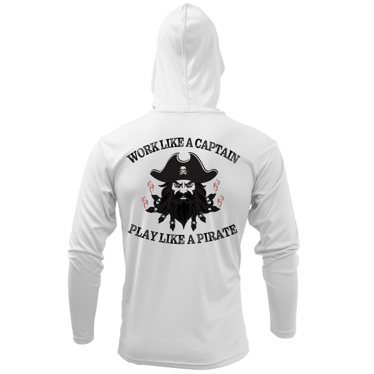 Saltwater Born Blackbeard Long Sleeve UPF 50+ Dry - Fit Hoodie - Angler's Pro Tackle & Outdoors