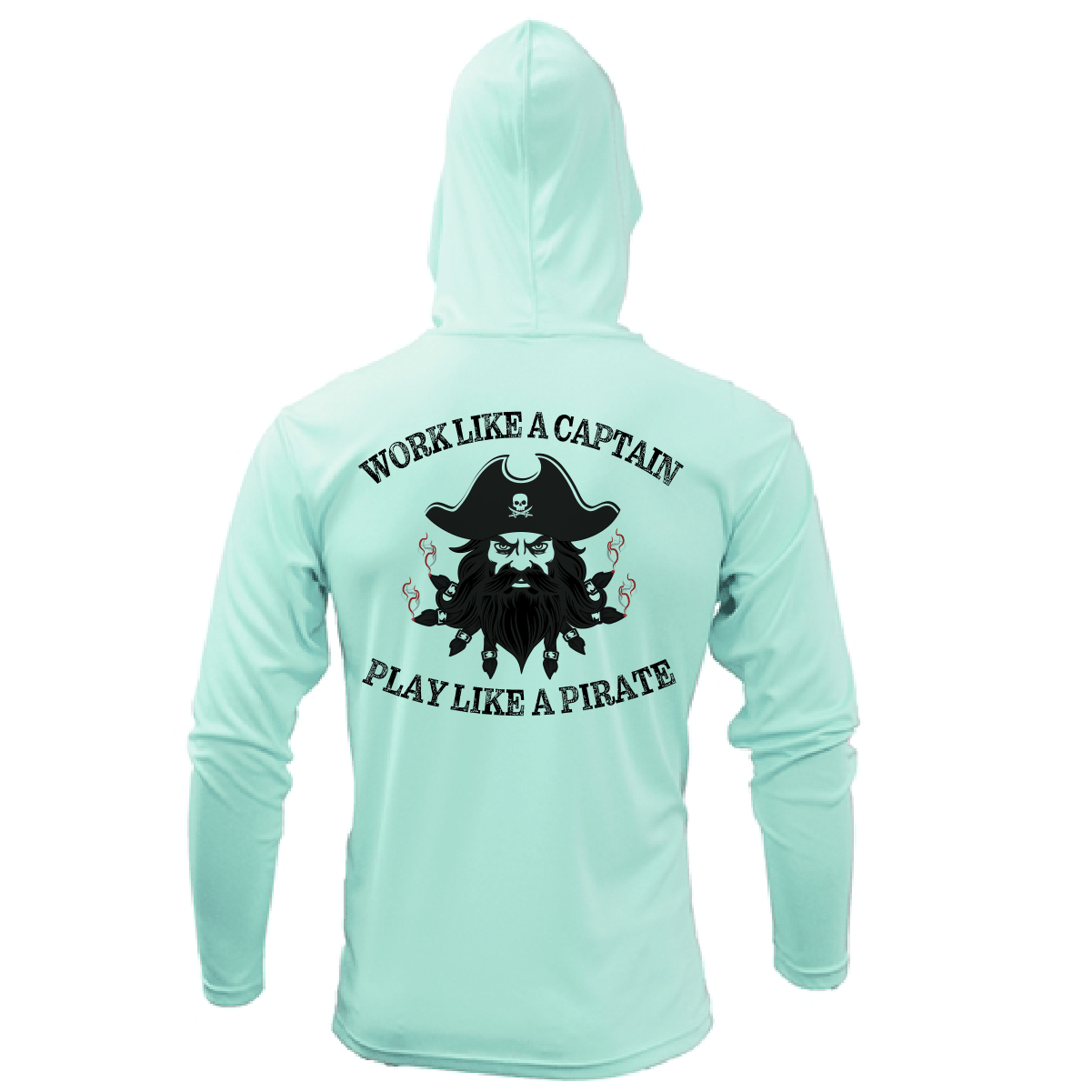 Saltwater Born Blackbeard Long Sleeve UPF 50+ Dry - Fit Hoodie - Angler's Pro Tackle & Outdoors