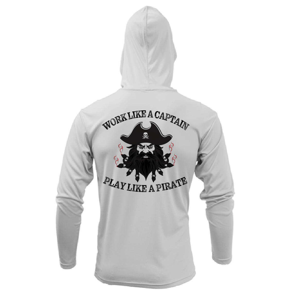 Saltwater Born Blackbeard Long Sleeve UPF 50+ Dry - Fit Hoodie - Angler's Pro Tackle & Outdoors