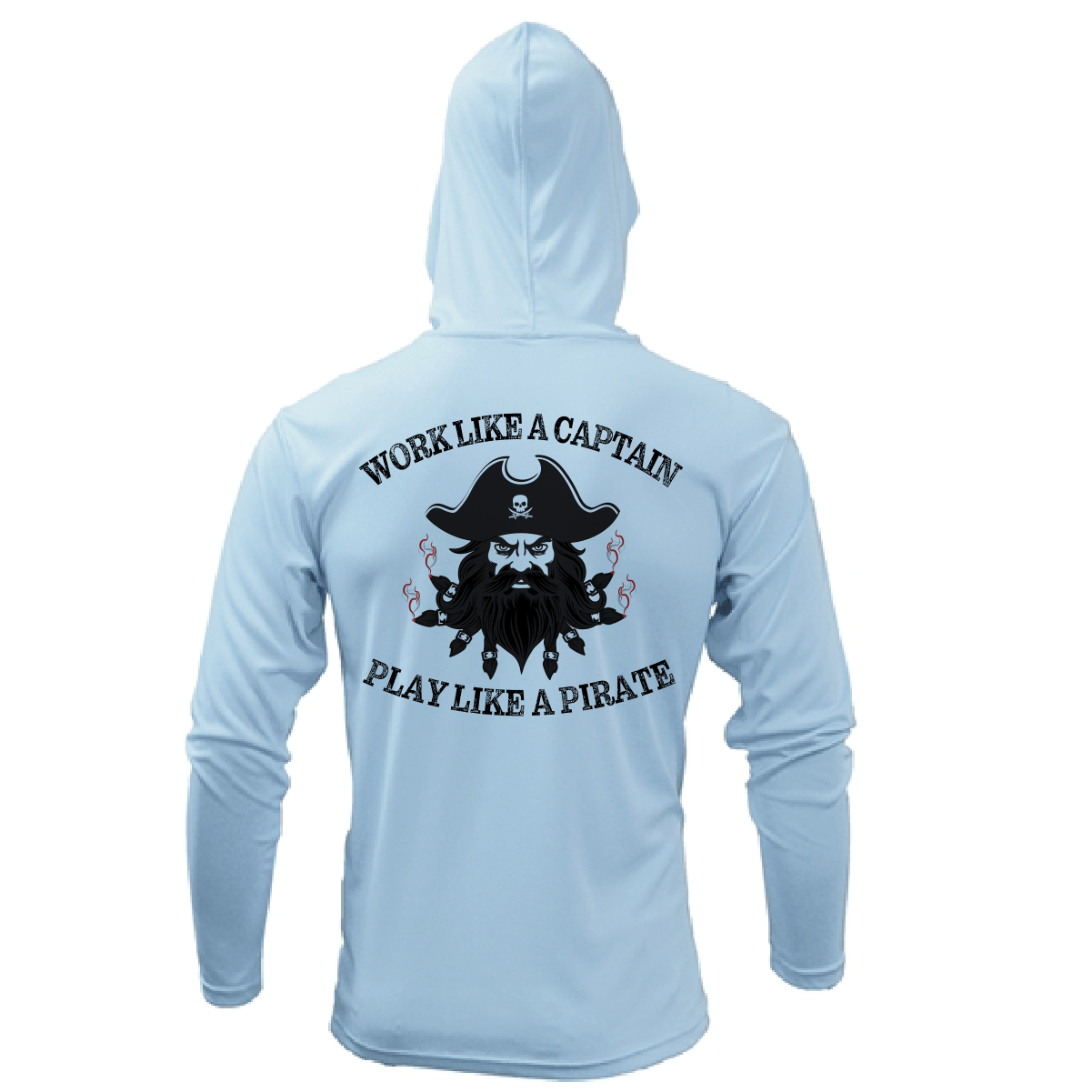 Saltwater Born Blackbeard Long Sleeve UPF 50+ Dry - Fit Hoodie - Angler's Pro Tackle & Outdoors