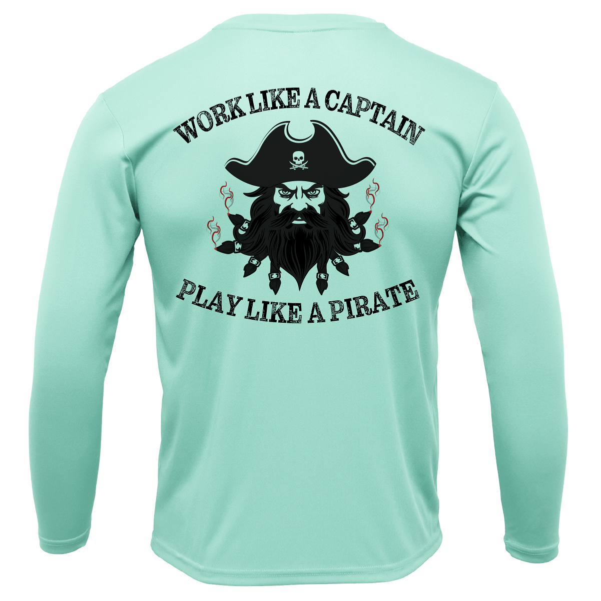 Saltwater Born Blackbeard Long Sleeve UPF 50+ Dry - Fit Shirt - Angler's Pro Tackle & Outdoors