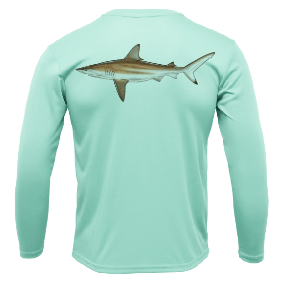 Saltwater Born Blacktip Long Sleeve UPF 50+ Dry - Fit Shirt - Angler's Pro Tackle & Outdoors