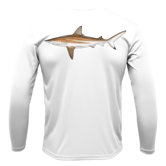 Saltwater Born Blacktip Long Sleeve UPF 50+ Dry - Fit Shirt - Angler's Pro Tackle & Outdoors