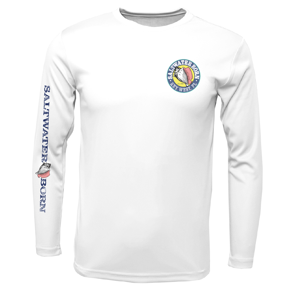 Saltwater Born Blacktip Long Sleeve UPF 50+ Dry - Fit Shirt - Angler's Pro Tackle & Outdoors