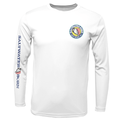 Saltwater Born Blacktip Long Sleeve UPF 50+ Dry - Fit Shirt - Angler's Pro Tackle & Outdoors