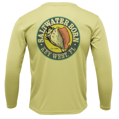 Saltwater Born Blacktip on Chest Long Sleeve UPF 50+ Dry - Fit Shirt - Angler's Pro Tackle & Outdoors