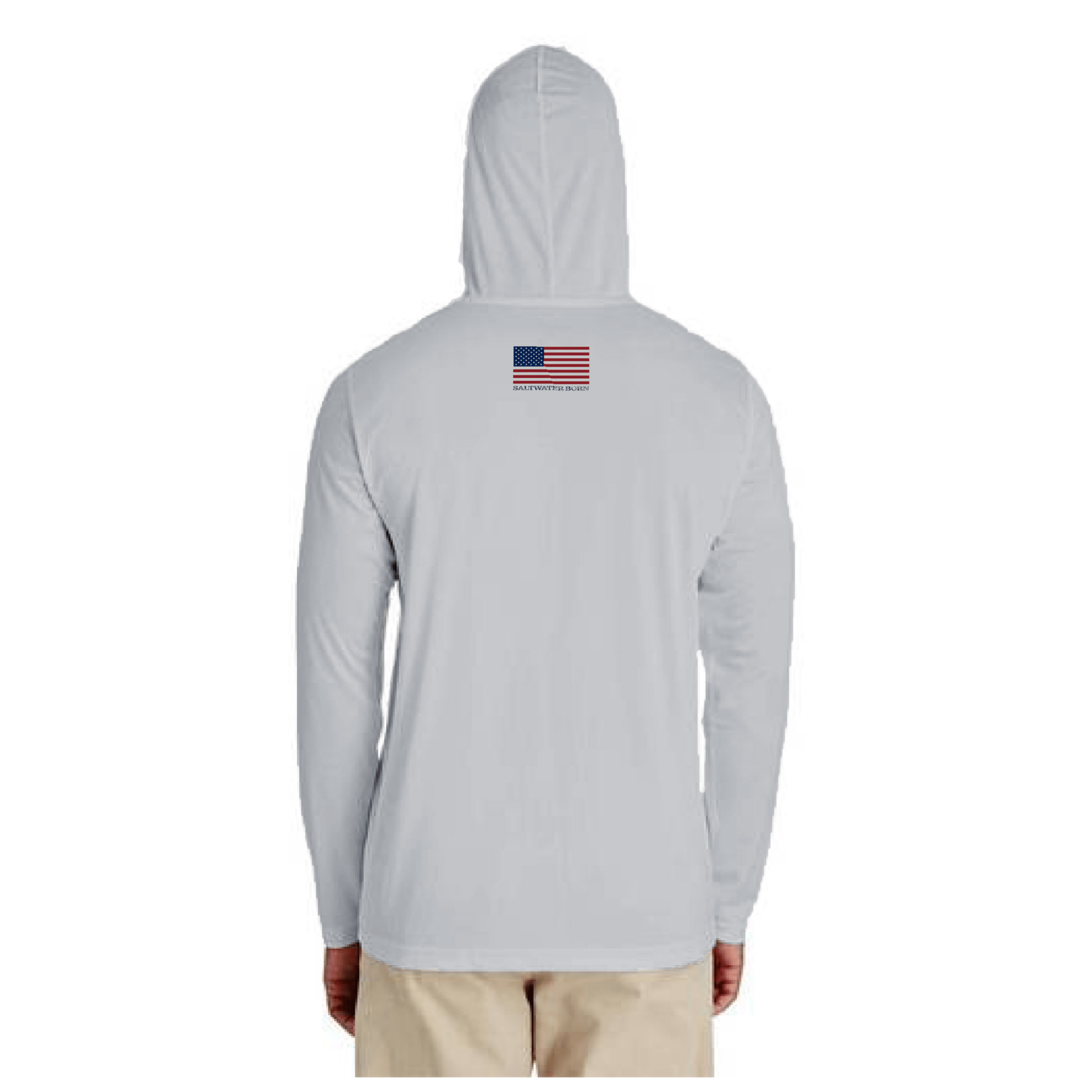 Saltwater Born Bonefish Boys Long Sleeve UPF 50+ Dry - Fit Hoody - Angler's Pro Tackle & Outdoors