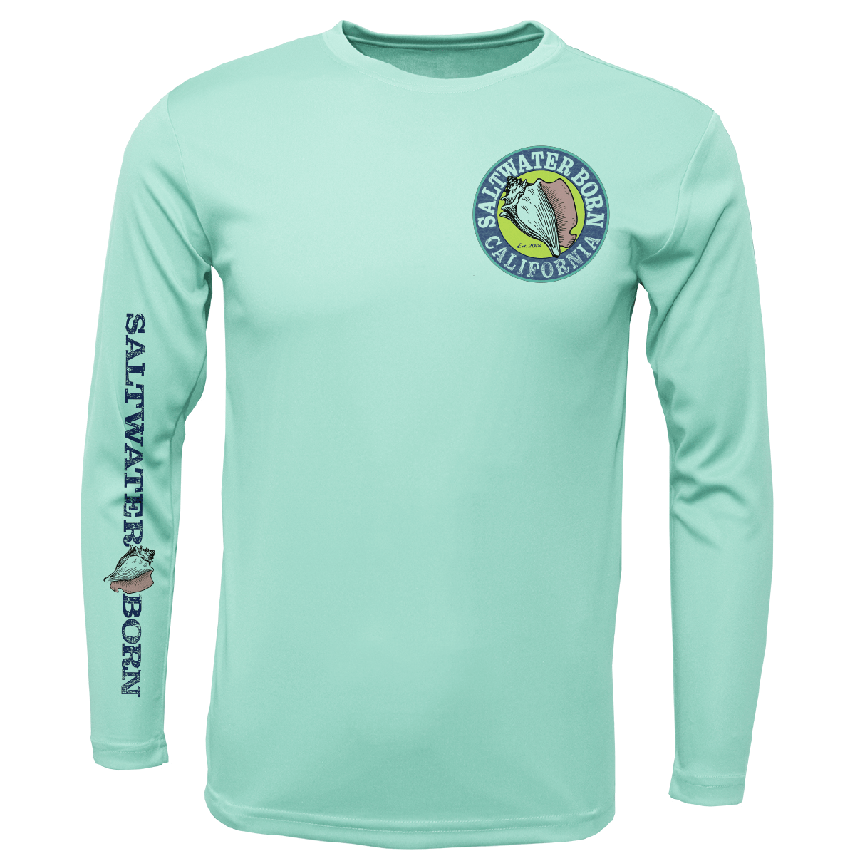 Saltwater Born California Kraken Long Sleeve UPF 50+ Dry - Fit Shirt - Angler's Pro Tackle & Outdoors