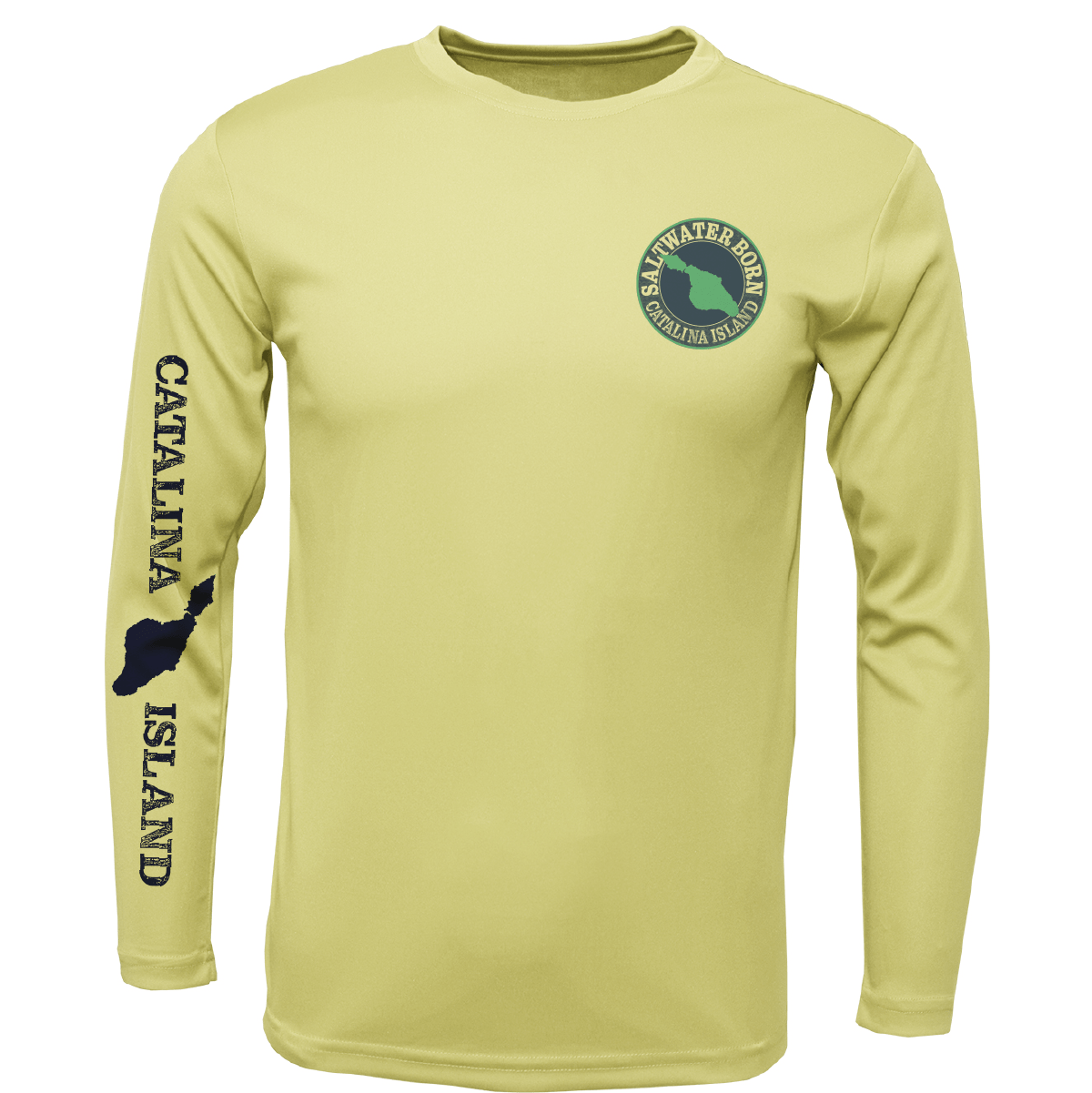 Saltwater Born Catalina Island Blue Marlin Long Sleeve UPF 50+ Dry - Fit Shirt - Angler's Pro Tackle & Outdoors